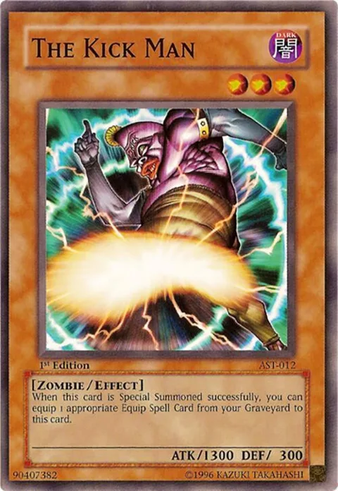 The Kick Man AST-012 Unlimited Yu-Gi-Oh card from Ancient Sanctuary