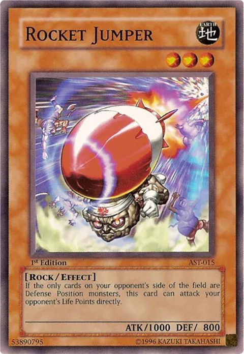 Rocket Jumper AST-015 1st Edition Yu-Gi-Oh card from Ancient Sanctuary