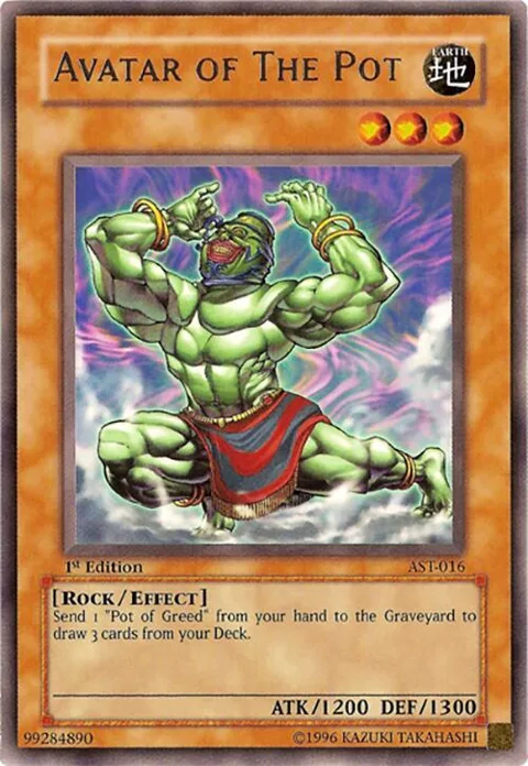 Avatar of the Pot AST-016 Yu-Gi-Oh card from Ancient Sanctuary