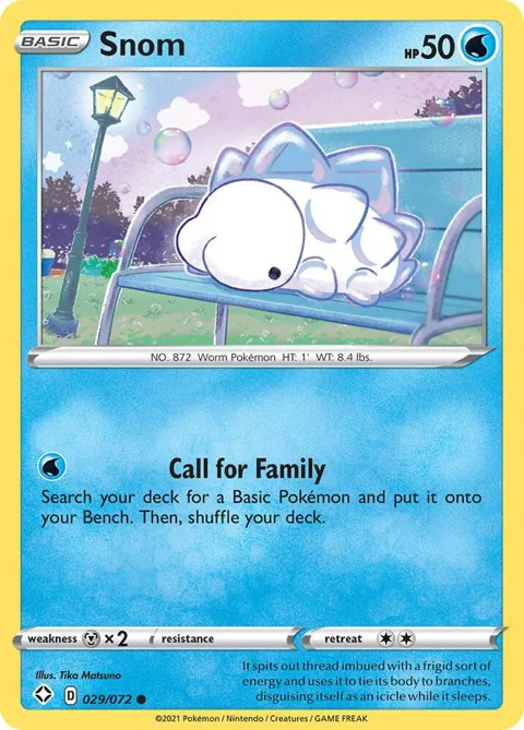 Snom #029/072 Pokémon card from Shining Fates