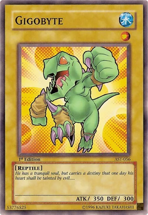 Gigobyte AST-056 Unlimited Yu-Gi-Oh card from Ancient Sanctuary
