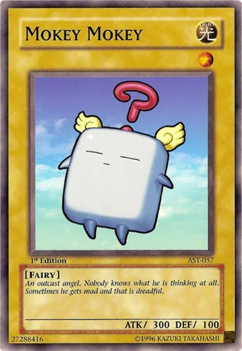 Mokey Mokey AST-057 Unlimited Yu-Gi-Oh card from Ancient Sanctuary