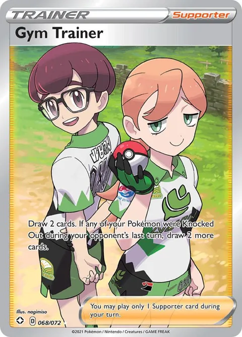 Gym Trainer Full Art #068/072 Holofoil Pokémon card from Shining Fates