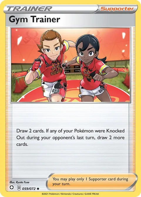 Gym Trainer #059/072 Reverse Holofoil Pokémon card from Shining Fates