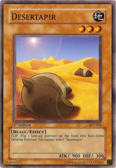 Desertapir AST-068 Yu-Gi-Oh card from Ancient Sanctuary
