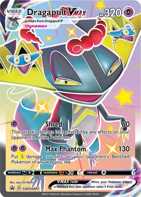 Dragapult VMAX #SWSH097 Holofoil Pokémon card from Sword & Shield Promo Cards