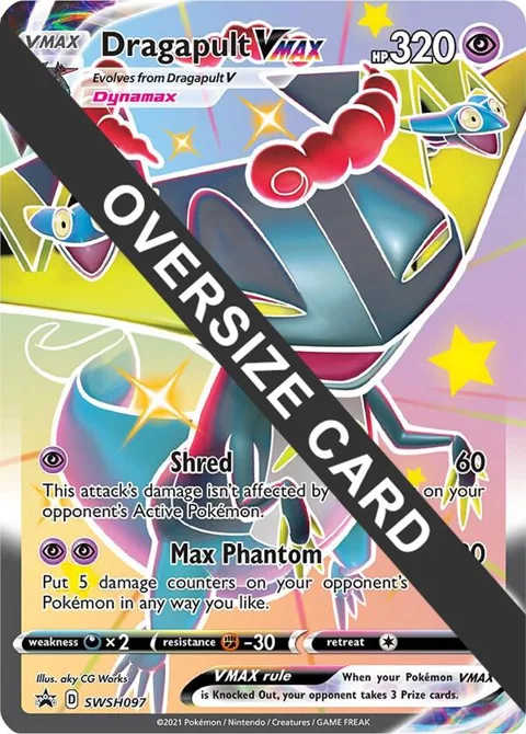 Dragapult VMAX #SWSH097 Holofoil Pokémon card from Jumbo Cards