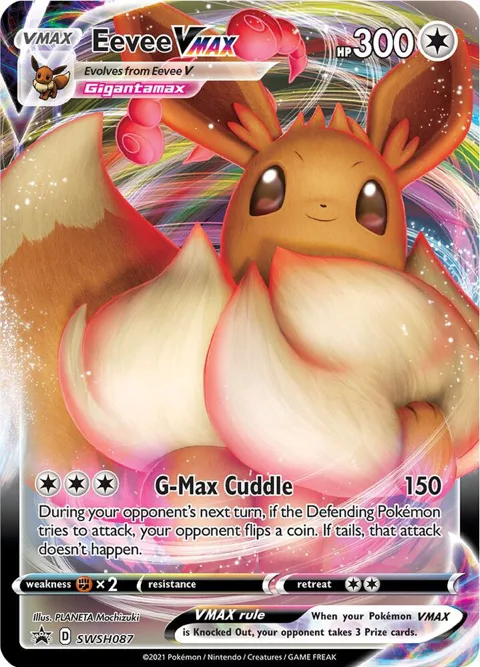 Eevee VMAX #SWSH087 Holofoil Pokémon card from Sword & Shield Promo Cards