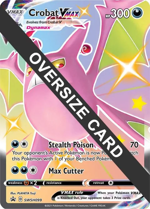 Crobat VMAX #SWSH099 Holofoil Pokémon card from Jumbo Cards
