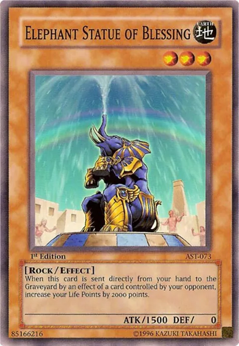 Elephant Statue of Blessing AST-073 Yu-Gi-Oh card from Ancient Sanctuary