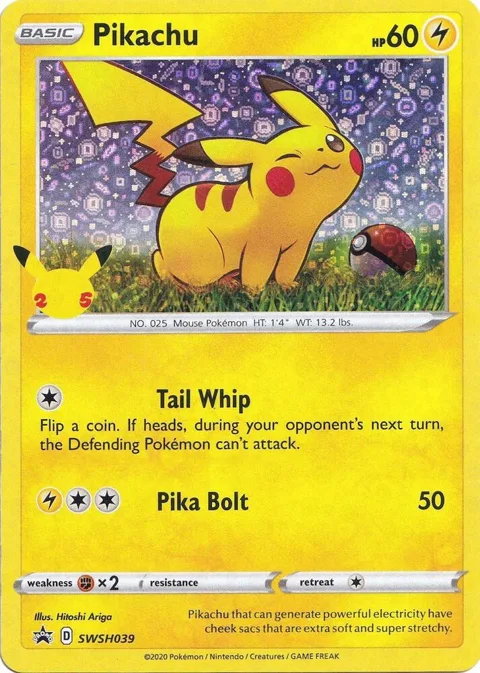 Pikachu - SWSH039 General Mills #SWSH039 Holofoil Pokémon card from Miscellaneous Cards & Products