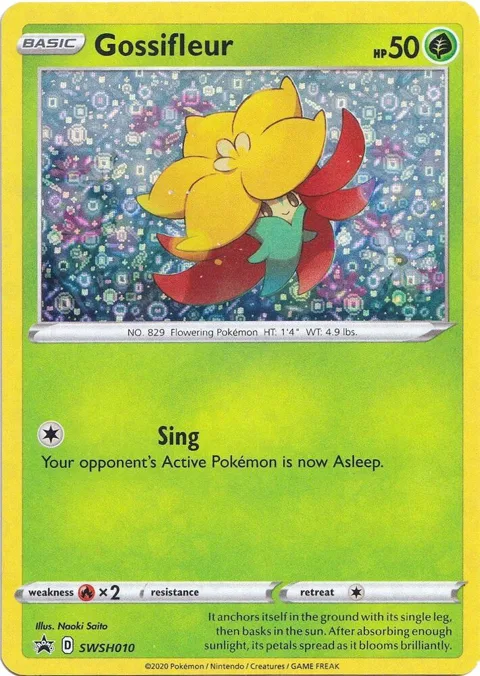 Gossifleur - SWSH010 General Mills Promo #SWSH010 Holofoil Pokémon card from Miscellaneous Cards & Products