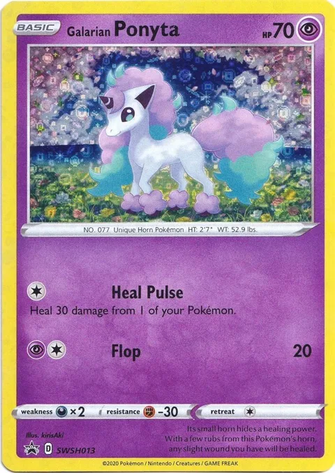 Galarian Ponyta - SWSH013 General Mills Promo #SWSH013 Holofoil Pokémon card from Miscellaneous Cards & Products