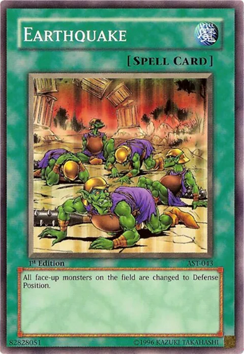 Earthquake AST-043 Unlimited Yu-Gi-Oh card from Ancient Sanctuary