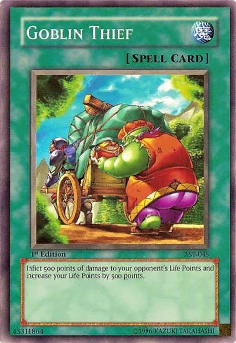 Goblin Thief AST-045 Unlimited Yu-Gi-Oh card from Ancient Sanctuary