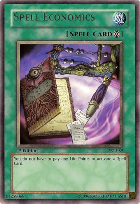 Spell Economics AST-089 1st Edition Yu-Gi-Oh card from Ancient Sanctuary