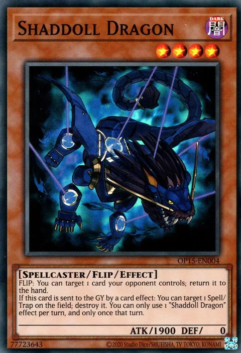 Shaddoll Dragon OP15-EN004 Yu-Gi-Oh card from OTS Tournament Pack 15
