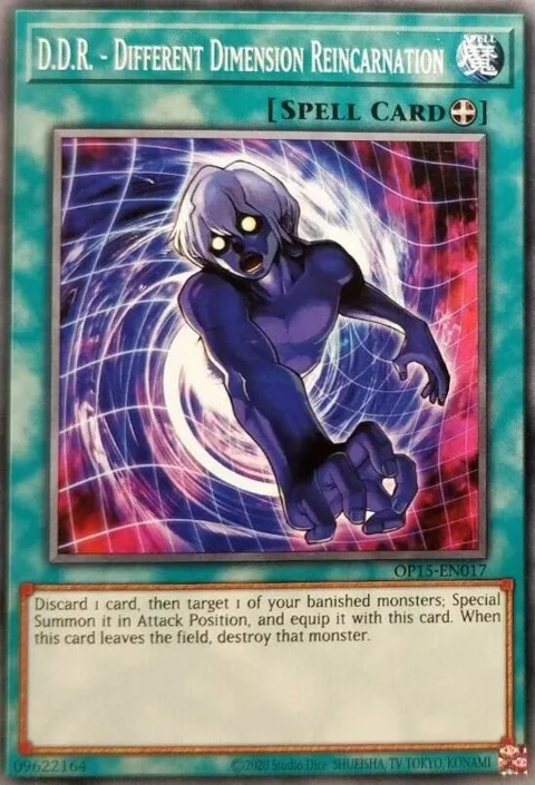 D.D.R. - Different Dimension Reincarnation OP15-EN017 Yu-Gi-Oh card from OTS Tournament Pack 15