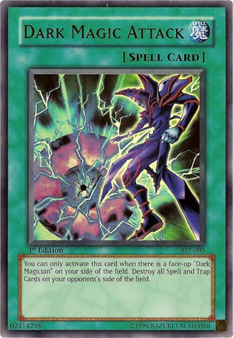 Dark Magic Attack AST-095 1st Edition Yu-Gi-Oh card from Ancient Sanctuary