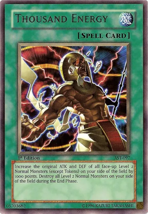 Thousand Energy AST-097 Unlimited Yu-Gi-Oh card from Ancient Sanctuary