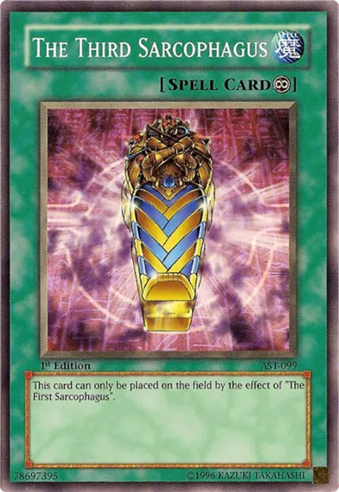 The Third Sarcophagus AST-099 Yu-Gi-Oh card from Ancient Sanctuary