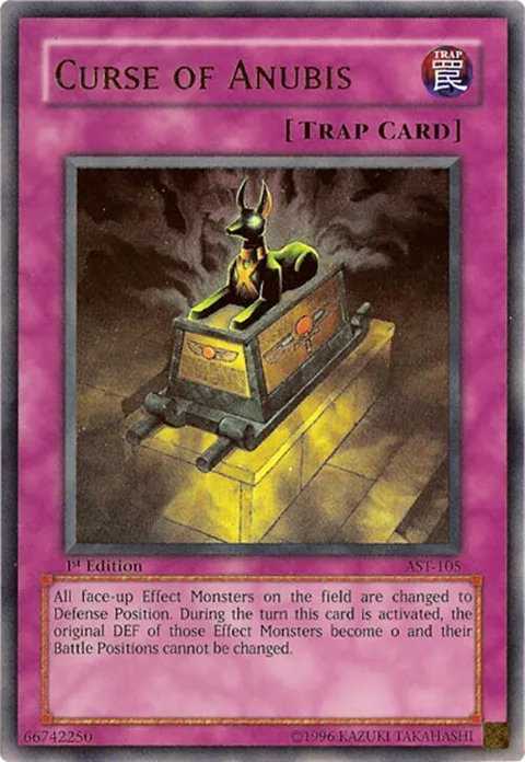 Curse of Anubis AST-105 Unlimited Yu-Gi-Oh card from Ancient Sanctuary