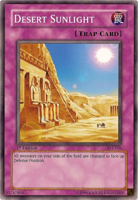 Desert Sunlight AST-106 1st Edition Yu-Gi-Oh card from Ancient Sanctuary