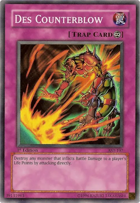 Des Counterblow AST-107 1st Edition Yu-Gi-Oh card from Ancient Sanctuary