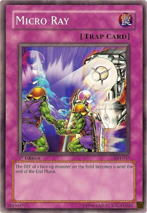 Micro Ray AST-047 Unlimited Yu-Gi-Oh card from Ancient Sanctuary