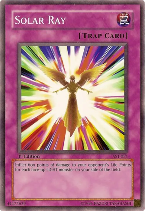 Solar Ray AST-051 Unlimited Yu-Gi-Oh card from Ancient Sanctuary