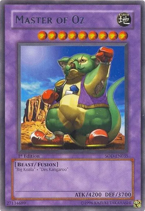 Master of OZ SOD-EN035 Unlimited Yu-Gi-Oh card from Soul of the Duelist