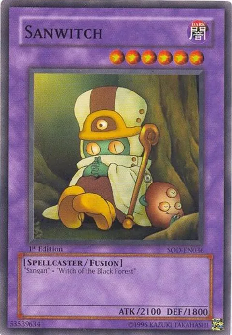 Sanwitch SOD-EN036 1st Edition Yu-Gi-Oh card from Soul of the Duelist