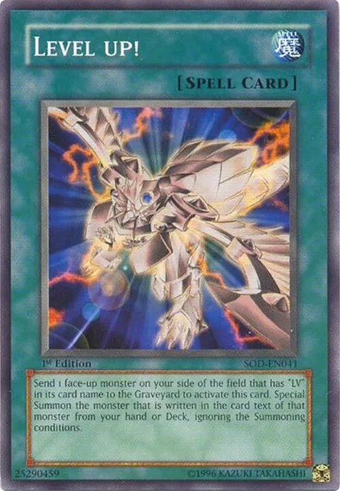 Level Up! SOD-EN041 1st Edition Yu-Gi-Oh card from Soul of the Duelist
