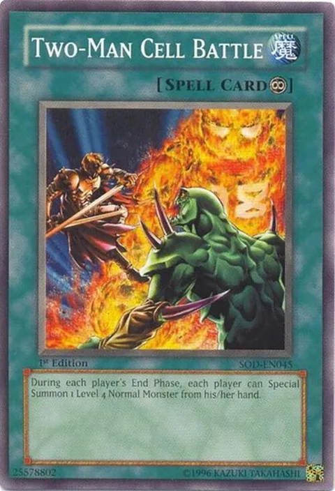 Two-Man Cell Battle SOD-EN045 Unlimited Yu-Gi-Oh card from Soul of the Duelist