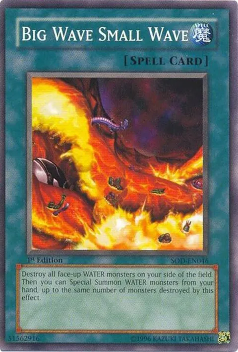 Big Wave Small Wave SOD-EN046 Yu-Gi-Oh card from Soul of the Duelist