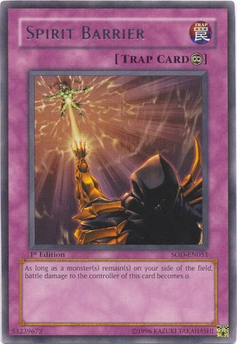 Spirit Barrier SOD-EN051 Unlimited Yu-Gi-Oh card from Soul of the Duelist