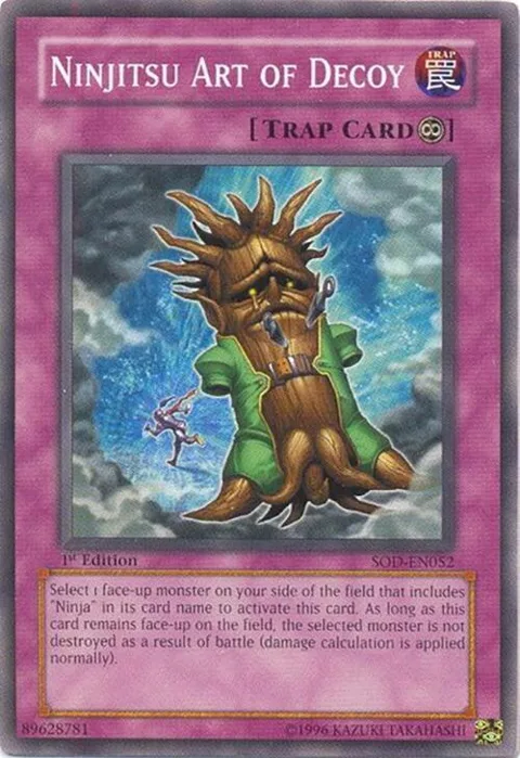 Ninjitsu Art of Decoy SOD-EN052 Yu-Gi-Oh card from Soul of the Duelist