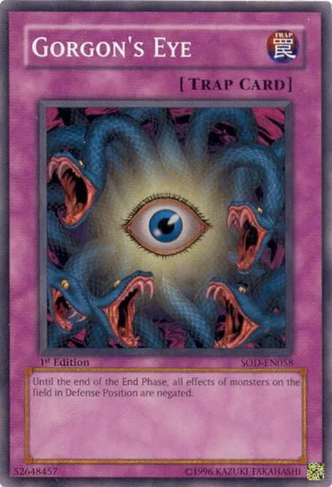 Gorgon's Eye SOD-EN058 Unlimited Yu-Gi-Oh card from Soul of the Duelist