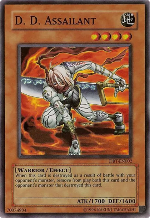 D.D. Assailant DBT-EN002 Yu-Gi-Oh card from Destiny Board Traveler Promo