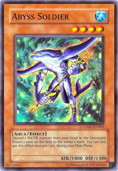 Abyss Soldier Capsule Monster Coliseum CMC-EN001 Yu-Gi-Oh card from Yu-Gi-Oh! Video Game Promotional Cards