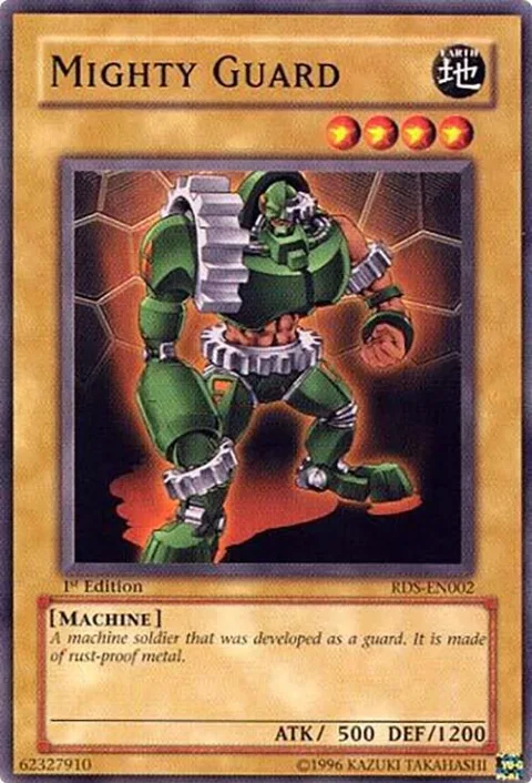 Mighty Guard RDS-EN002 Yu-Gi-Oh card from Rise of Destiny
