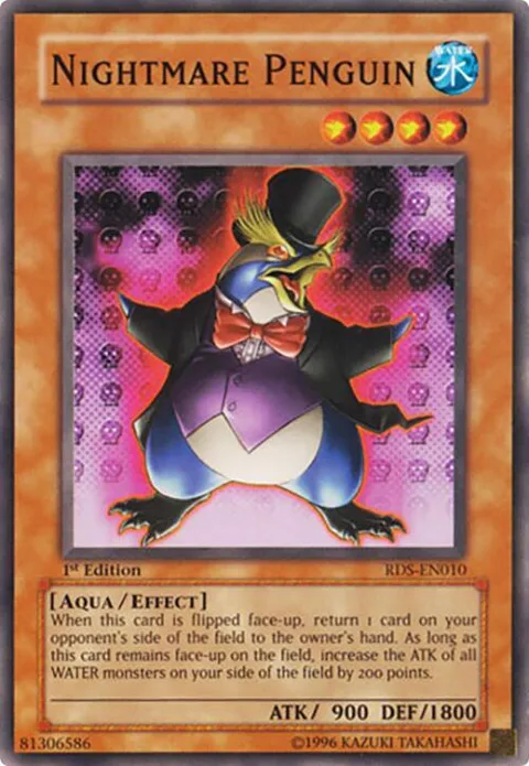 Nightmare Penguin RDS-EN010 Unlimited Yu-Gi-Oh card from Rise of Destiny