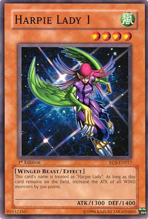 Harpie Lady 1 RDS-EN017 Yu-Gi-Oh card from Rise of Destiny