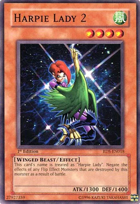 Harpie Lady 2 RDS-EN018 Unlimited Yu-Gi-Oh card from Rise of Destiny