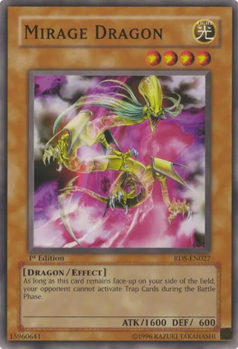 Mirage Dragon RDS-EN027 Unlimited Yu-Gi-Oh card from Rise of Destiny