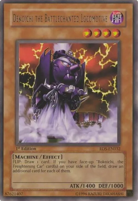 Dekoichi the Battlechanted Locomotive RDS-EN032 Unlimited Yu-Gi-Oh card from Rise of Destiny