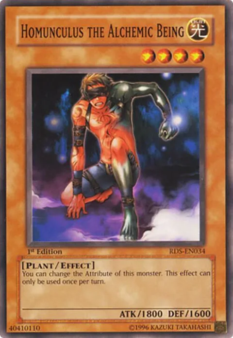 Homunculus the Alchemic Being RDS-EN034 Unlimited Yu-Gi-Oh card from Rise of Destiny