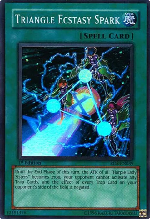 Triangle Ecstasy Spark RDS-EN039 Yu-Gi-Oh card from Rise of Destiny
