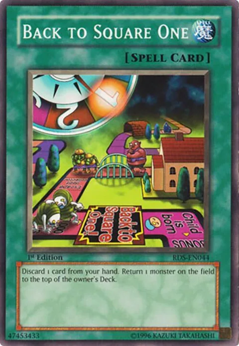 Back to Square One RDS-EN044 Unlimited Yu-Gi-Oh card from Rise of Destiny