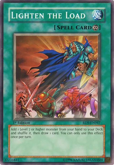 Lighten the Load RDS-EN047 1st Edition Yu-Gi-Oh card from Rise of Destiny